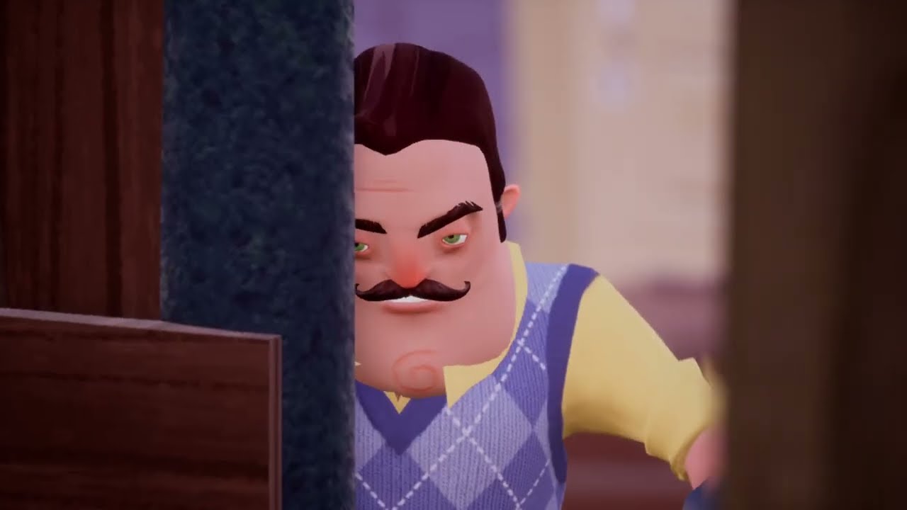 Completando el Acto 2 de Hello Neighbor pero con Fredbear V2 siendo el vecino