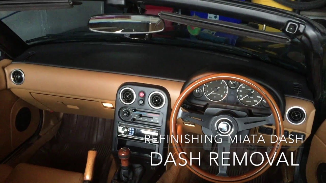 Miata Dash Refinish Part 1 Removing The Dash