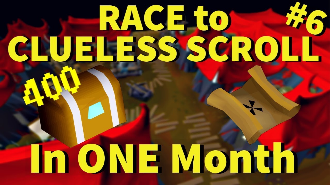 OSRS RACE To CLUELESS SCROLL 6 One Month Of Medium Clues Challenge