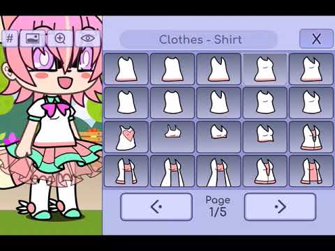 how to make your official character in gacha life - YouTube
