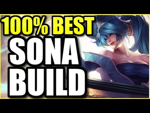 THE 100% BEST SONA BUILD FOR SEASON 12 (OUTSCALE EVERYONE!) - League of Legends