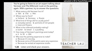 1C 1.28 Listening: Vermeer