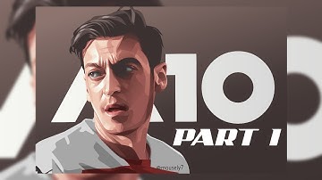 [SPEED ART] Mesut Ozil Vector Portrait (1)