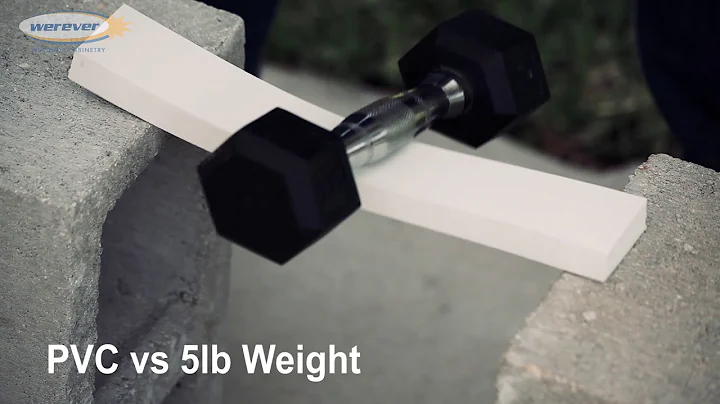 HDPE vs PVC vs Foam Resin Weight Drop Test