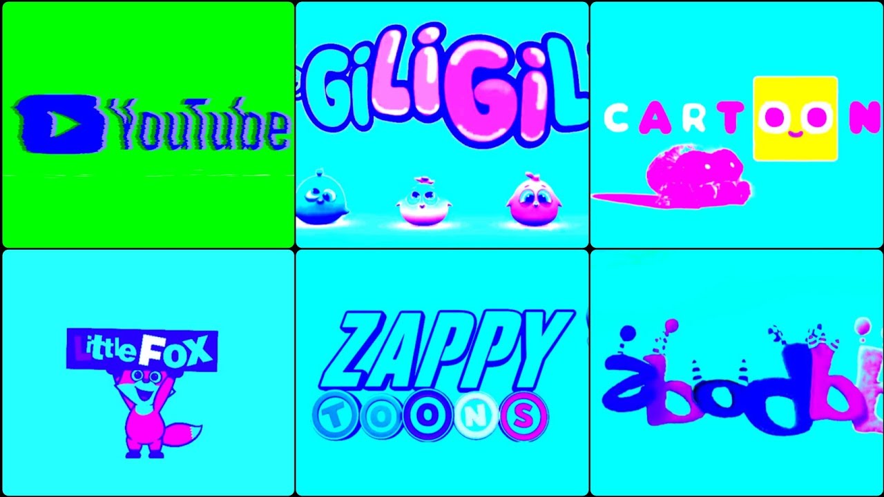 Best logo intro Compilation Effect : YouTube ident, GiLiGiLiS,Cartoonito, Zappy toons logo Effects