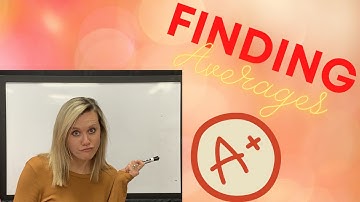 Finding Mean, Median, Mode, & Range