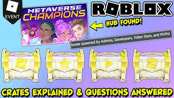 [EVENT] Metaverse Champions Hub FOUND! Plus How To Get ALL Crates & Your Questions Answered