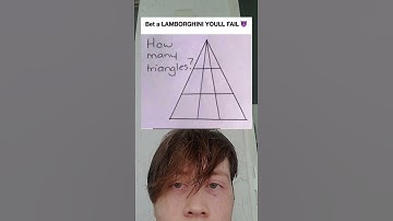 Can You Count All The Triangles In This Image #meme #reaction #greenscreen