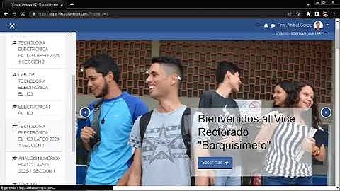 Introducción a Virtual UNEXPO Baquisimeto