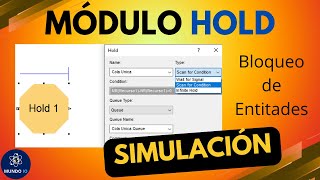 Simulación en Arena: Módulo Hold para bloquear entidades screenshot 4