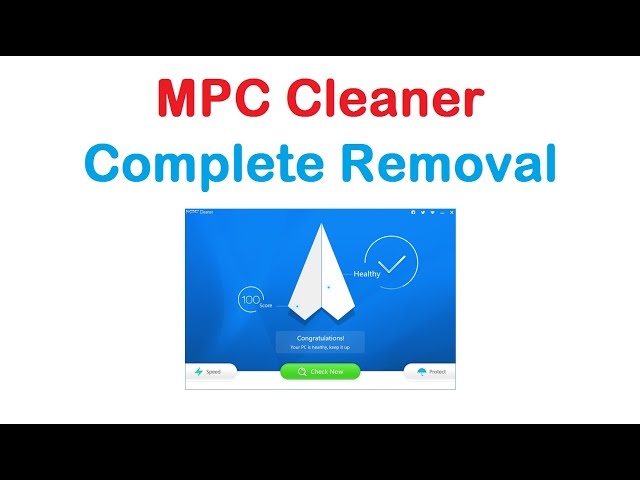 MPC Cleaner - How To Remove It From Your PC - YouTube