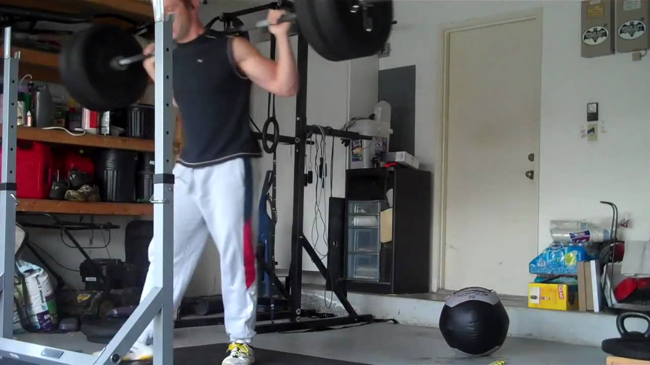 225 Back Squat, Epic Fail YouTube