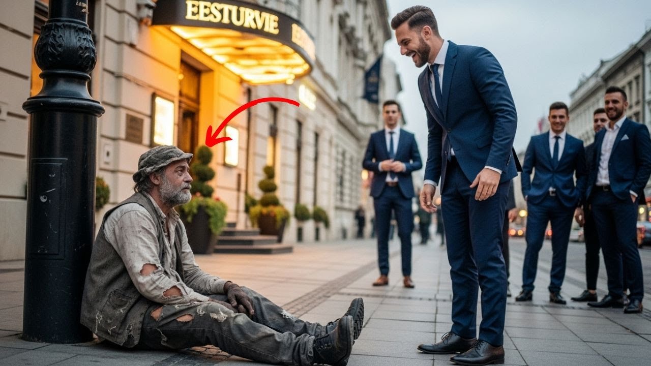 Prerušen u prosjaka, milijunaš testira svog sina — i ono što otkrije je poražavajuće!