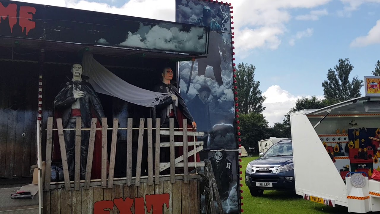 Arthur Newsome ghost train off ride Chester le Street park funfair 2019 YouTube