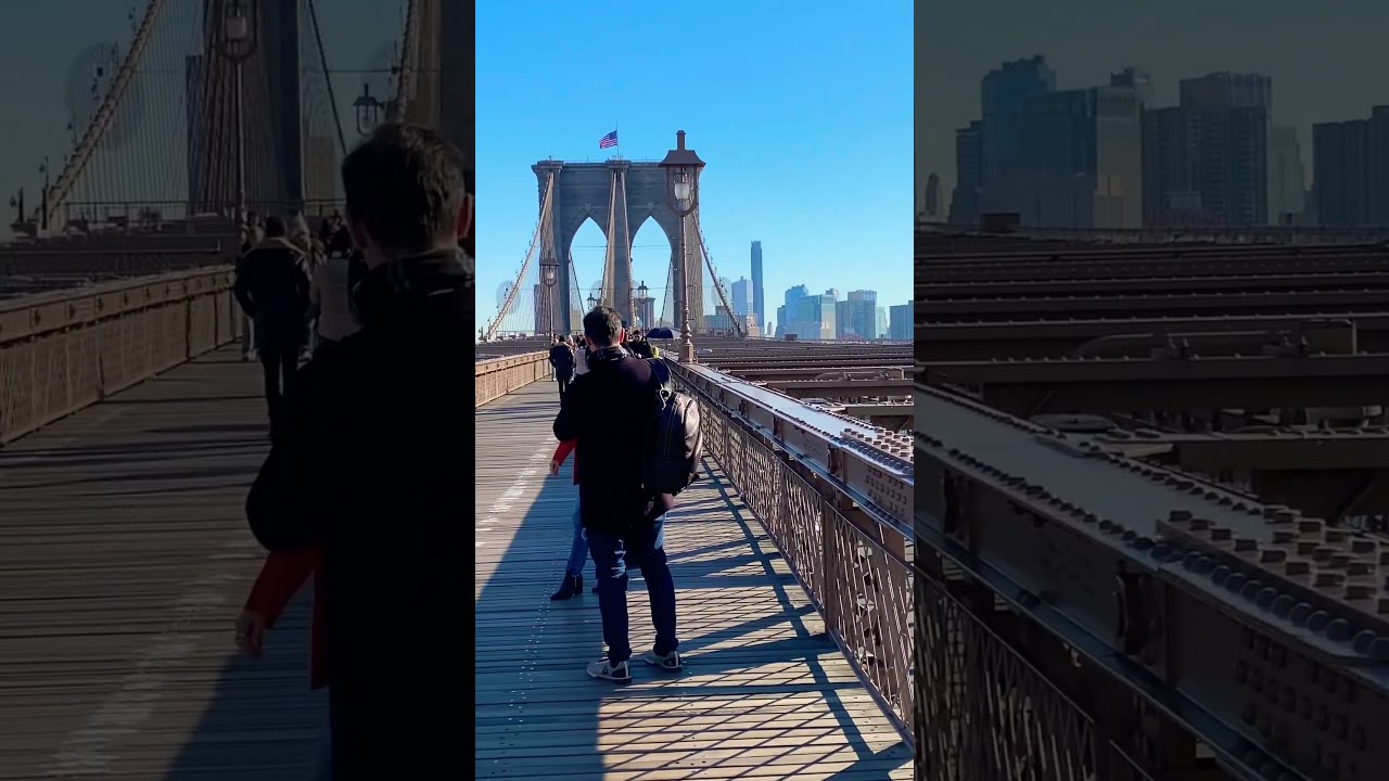 Brooklyn Bridge 🇺🇸 New York City 🍎 NYC 🚕 NY USA 🗽 Manhattan Travel vlog