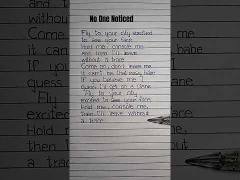 No One Noticed Lyrics Song By The Marías Noonenoticed Lyrics Themarias 