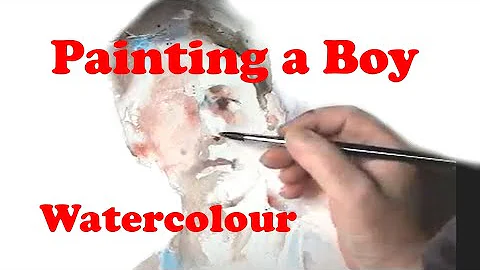 Painting a Young Boy Watercolour