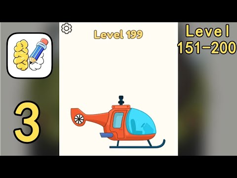 DOP: Draw One Part - Gameplay Walkthrough Part 3 (Level 151 - 200) - Tutorial