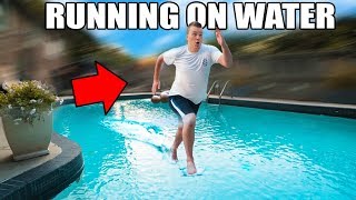 RUNNING ON WATER CHALLENGE!! 