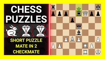 Chess Puzzles to Practice. Themes: Short puzzle, Mate in 2, Checkmate. Learn Chess