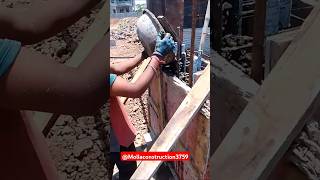 colum concrete casting cement # building construction # motivational #viralvideo #youtubeshorts