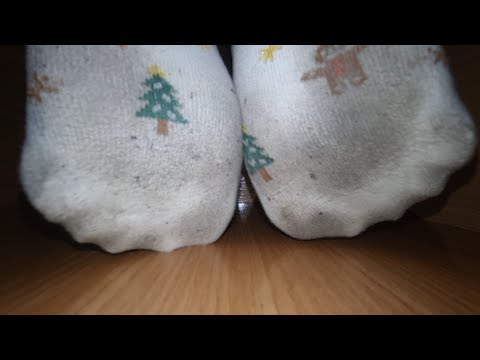 POV Dirty Christmas Socks Trampling your face