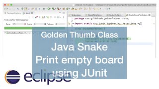 Java Snake 2 | Printing an empty game board screenshot 5