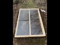 How to make a cold frame from old wooden windows How to make a cold frame from old wooden windows