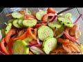 Ensalada de Pepino con Tomate -Super facil y Deliciosa- || DESDE MI COCINA by Lizzy