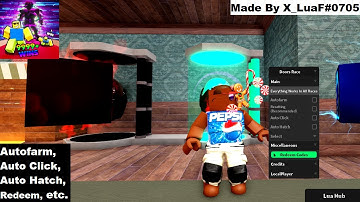 DOORS Race OP Script | Autofarm, Auto Hatch, Click, Redeem Codes, etc.