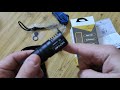 Review flashlight  Skilhunt H04 mini RC - new model of headlamp