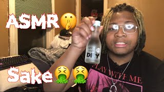 ASMR I TRIED SAKE FOR THE FIRST TIME