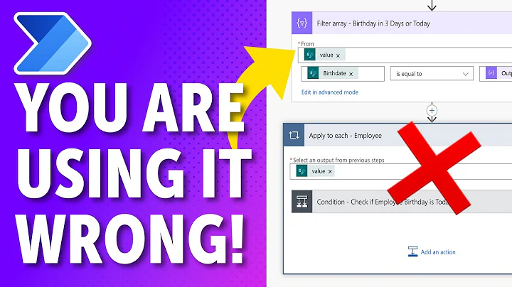 Are you using the Microsoft Power Automate Filter Array Action wrong?