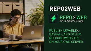 How to bring your Lovable & Base44 no-code website online via GitHub & FTP – with Repo2web (Teaser)