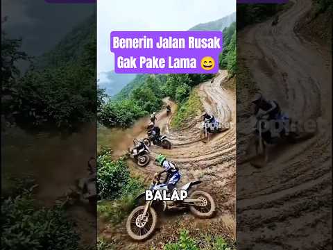 Kenapa Jalan ini Rusak Pagi… Malamnya Udah Jadi Lagi? 😳 #shorts