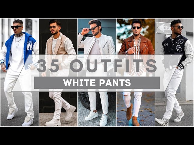 Pin by Rosemary McLaughlin on Tom | White pants men, Mens summer outfits, White  jeans men