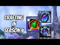 How does crafting work  how to upgrade crafted items in season 4 world of warcraft