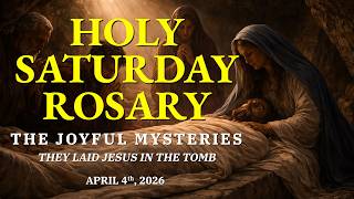 Holy Saturday Rosary 💜 Prayer in Waiting, Silence & Hope at the Tomb 💜 April 4 2026 [VIRTUAL ROSARY]