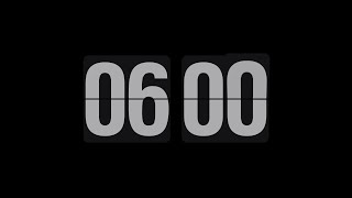 6 minute timer, Timer & alarm flip clock. screenshot 1