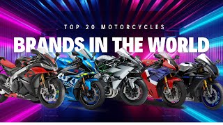 Top 20 Motorcycle Brands In The World 2024