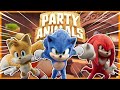 MY NUNCHUCKS Team Movie Sonic Plays Party Animals Ft Movie Shadow 