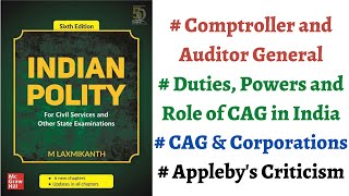 (V188) (Comptroller and Auditor General - Duties, Powers, Role, Corporations) M. Laxmikanth Polity