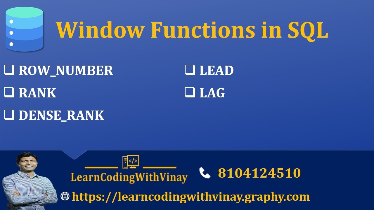 Advanced SQL - Window Functions Explained | Ranking & Trend Analysis ...