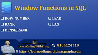 Advanced SQL - Window Functions Explained | Ranking & Trend Analysis (Real Examples)