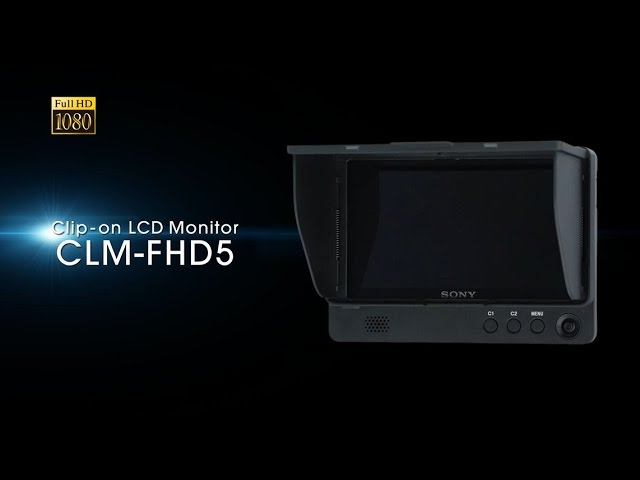 Clip-on LCD Monitor CLM-FHD5 Product Video | Sony | Accessories