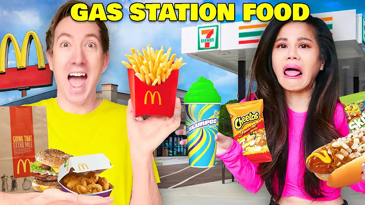 Eating Only GAS STATION FOOD vs McDonald's for 24 ...