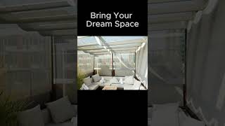 Rooftop Retractable  #construction #architecture #rooftopdining #rooftopcafe #patiodesign #patiolife