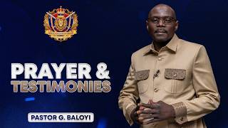 Prayer & Testimonies | Pastor G. Baloyi | Midweek Service | 12 August 2026