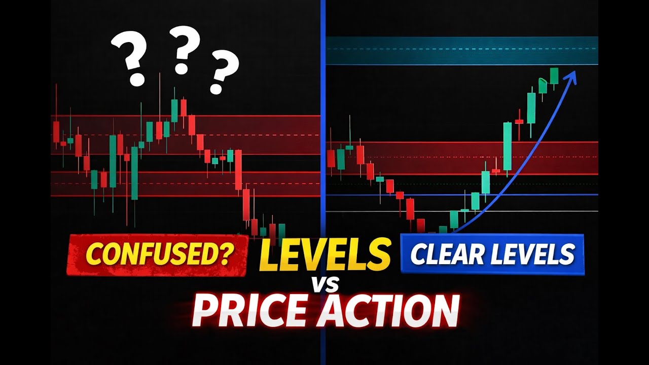 🤯Blind Trading vs Clear Levels ⚔️Gold(XAUUSD) 