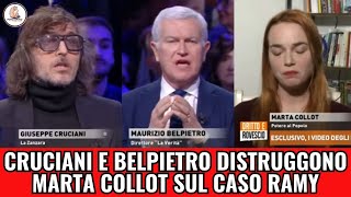 Cruciani e Belpietro distruggono Marta Collot sul caso Ramy